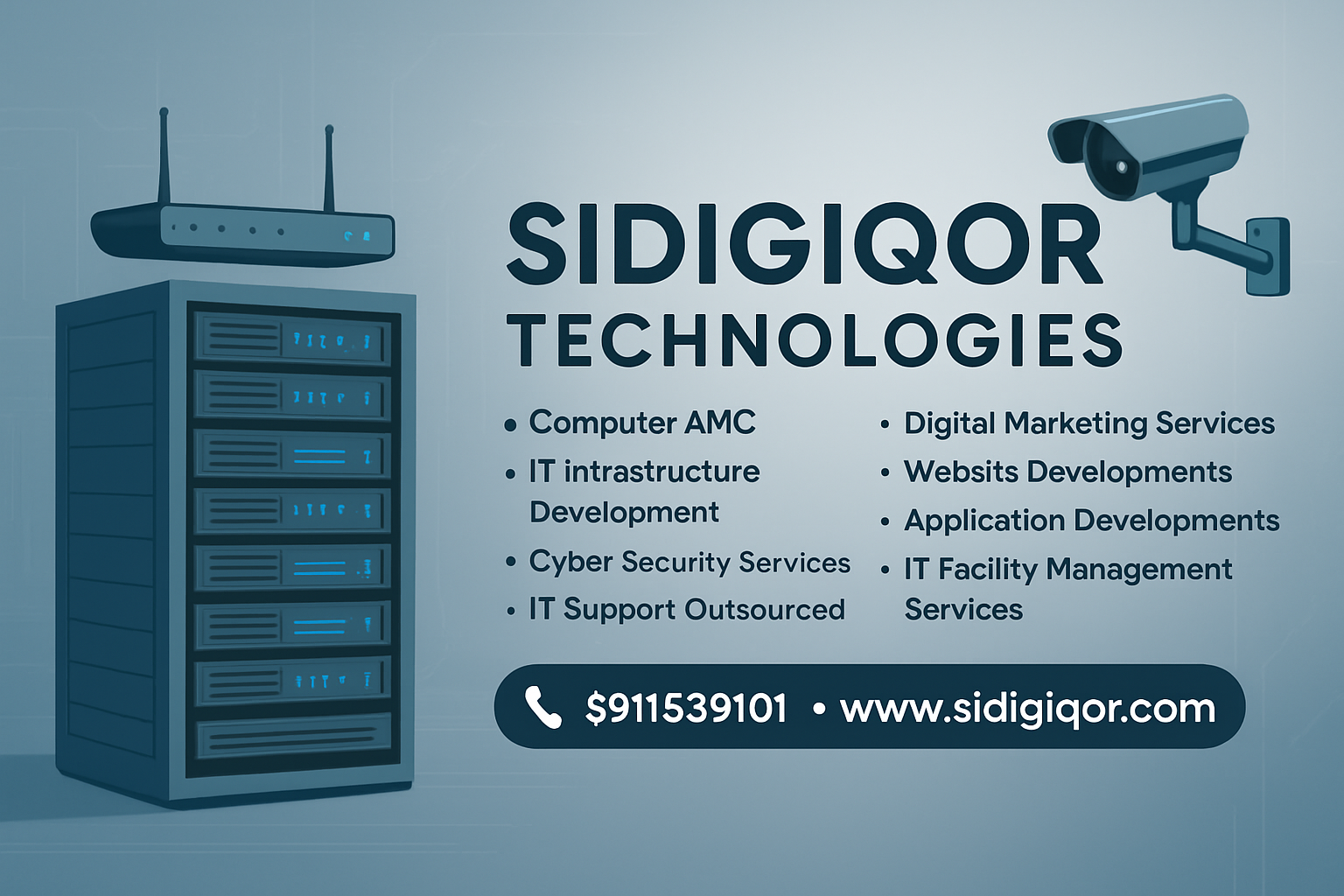 Sidigiqor Technologies OPC Private Limited delivers end-to-end IT services under one roof. We help organizations of every size streamline operations, protect critical data, and scale with confidence.