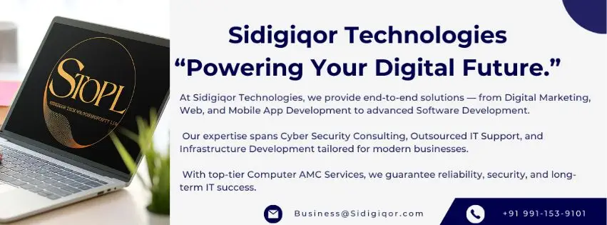 “Sidigiqor Technologies Emerges as a Global IT Powerhouse — Delivering IT Infrastructure Development to Cyber Security Consulting and Website Development to Digital Marketing Services Under One Roof”