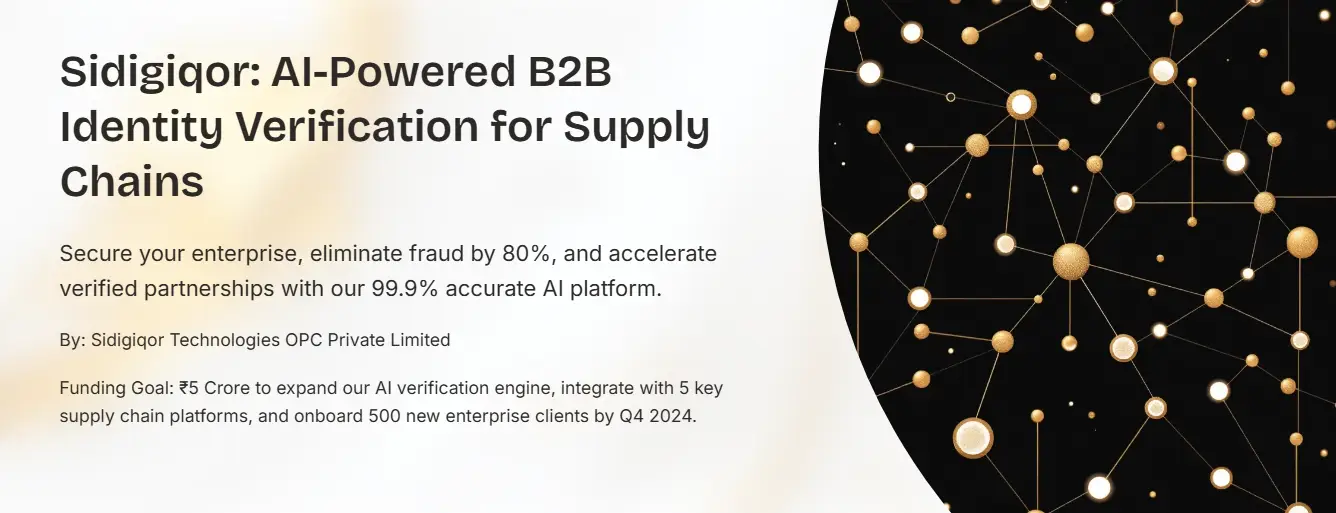Sidigiqor Verified Network: Revolutionizing B2B Business Networking and Verification in India Introduction In an era dominated by digital transformation, businesses across India are constantly seeking reliable ways to connect, collaborate, and grow. While social media platforms like LinkedIn, Facebook, and Google Business have opened new avenues for professional visibility, they often fail to provide verified and trust-based business connections. That’s where Sidigiqor Verified Network emerges as a game-changing innovation — a trusted business networking ecosystem built exclusively for verified and registered businesses under MCA, GST, MSME, and PAN. Sidigiqor Verified Network bridges the gap between credibility, visibility, and business collaboration — creating India’s first “Verified B2B Social Network” that empowers companies to showcase their profiles, verify their employees, generate leads, collaborate on projects, and build meaningful professional relationships. The Vision: Building a Trust-Driven Business Ecosystem The core vision behind Sidigiqor Verified Network is to establish a transparent digital space where only legally registered businesses can interact, ensuring credibility and authenticity. This platform eliminates fake profiles, spam vendors, and unreliable freelancers — ensuring that every member is a legitimate company verified by MCA, GSTIN, MSME registration, and Bank KYC. Unlike general networking platforms, Sidigiqor Verified Network focuses entirely on companies, not individuals. Each registered company gets a dedicated profile page — similar to a website — showcasing: Business details (Company Name, CIN, GSTIN, MSME, PAN, Bank Details) Industry type, products & services offered Employee verification and company structure Reviews and collaborations Latest updates, posts, and achievements This structure ensures transparency, making it easier for companies to hire vendors, find clients, collaborate with verified partners, and enhance SEO visibility simultaneously. Core Features of Sidigiqor Verified Network 1. Verified Business Profiles Each business undergoes a complete verification process based on: MCA (Ministry of Corporate Affairs) Registration GST Number Validation MSME Certificate PAN and Bank Account Verification This ensures that only genuine businesses are listed, building a 100% authentic network of professionals. 2. Employee Verification System Sidigiqor introduces a company-to-company employee verification feature. When a business wants to hire or verify a candidate’s background, they can request direct verification from the employee’s previous employer within the network. This eliminates fraud and ensures the highest level of employment credibility — a feature missing in traditional job portals. 3. B2B Collaboration & Lead Generation Businesses can post their requirements, tenders, and partnership opportunities directly on the platform. Other verified companies can respond, collaborate, or offer services. This creates a real-time lead generation ecosystem, where every interaction is between verified businesses, ensuring higher conversion and trust. 4. Company Review & Rating System Each company can receive verified reviews from other registered members. This transparent rating system builds credibility, trustworthiness, and online reputation, helping companies showcase their quality of service and professionalism to potential partners. 5. Networking & Meetup Features Sidigiqor Verified Network encourages B2B growth through networking meetups, virtual conferences, and collaboration opportunities. It’s not just a listing site; it’s a complete business networking community designed to empower Indian startups, MSMEs, and enterprises. 6. SEO & Google Ranking Benefits Every business profile created on Sidigiqor Verified Network is SEO-optimized, making it visible on Google search results. This helps companies enhance their digital footprint, improve domain authority, and increase organic leads — much like owning a mini-website without the high cost of development or maintenance. Why Sidigiqor Verified Network is a Game-Changer For Businesses Build trust through verified credentials Connect with genuine vendors and clients Post requirements and generate B2B leads Improve SEO and Google visibility Manage reputation through verified reviews For Employers Verify employees instantly through company-to-company requests Maintain employment credibility Hire confidently with verified background information For the Industry Sidigiqor Verified Network supports India’s Digital India initiative by empowering verified companies with digital presence, networking, and transparency. Business Model & Revenue Streams Sidigiqor Verified Network follows a freemium business model with multiple scalable revenue sources: Free Basic Listing – All verified companies can create a basic profile. Premium Subscription Plans – Paid plans for enhanced visibility, advanced analytics, lead generation tools, and advertising. Employee Verification Credits – Companies can purchase credits to verify employees. B2B Advertising & Promotion Slots – Featured listings, sponsored content, and targeted ads. Networking Events & Meetups – Virtual and physical business networking events for members. API Integrations & White-Label Solutions – For HR, verification, or lead management integrations. MVP (Minimum Viable Product) Structure To validate the concept, the MVP version will include: Verified company registration (MCA + GST validation) Basic business profile creation Company-to-company chat Lead posting and response system Review & rating module SEO-enabled business pages This MVP will allow early adopters to test, provide feedback, and validate the market need before scaling globally. Target Market Registered MSMEs Private Limited Companies LLPs and Startups under Startup India Digital Agencies and Service Providers IT Firms, Manufacturers, Traders, and Exporters HR and Staffing Companies The primary focus will begin in India, targeting over 2 million MCA-registered companies, followed by global expansion into UAE, Singapore, UK, and USA. 5 Cr Investment & Roadmap Funding Requirement Sidigiqor Verified Network is seeking ₹5 Crore (INR) in seed funding to build, launch, and scale the platform across India. Utilization Plan Product Development & Technology – 35% Marketing & Brand Awareness – 30% Team Building & Operations – 20% Legal & Compliance – 5% Networking Events & Expansion – 10% Roadmap Phase 1 (Q1–Q2 2026): MVP Launch & Beta Testing Phase 2 (Q3–Q4 2026): Full-scale Launch & Paid Memberships Phase 3 (2027): National Expansion + API Integrations Phase 4 (2028): Global Partnerships & Franchise Network Challenges and Solutions Challenges Sidigiqor’s Solution Fake listings or non-verified profiles Strict KYC, MCA & GST verification Low user engagement Gamified networking, meetups, and AI recommendations Competition with LinkedIn & Google Business Focus on verified businesses, employee verification, and collaboration Scaling trust globally AI-powered verification and blockchain integration (future roadmap) Conclusion Sidigiqor Verified Network isn’t just another networking platform — it’s the future of trusted business collaboration in India. By combining B2B networking, lead generation, employee verification, and digital marketing benefits into one ecosystem, it positions itself as a revolutionary force in India’s business digitalization journey. In a market flooded with unverified listings and unreliable vendors, Sidigiqor Verified Network stands as a beacon of authenticity, trust, and growth — helping every verified business in India connect, collaborate, and succeed in the digital era.